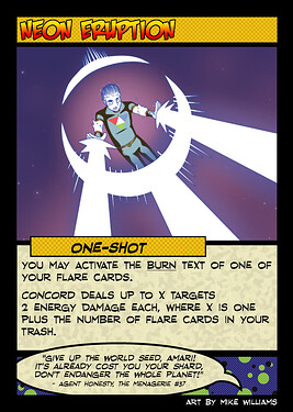 Neon Eruption, 2 copies