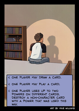 Concord's Character Card, Back Side