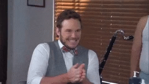 Chris Pratt Rubbing Hands
