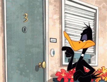Looney Tunes Door GIF - Looney Tunes Door Daffy - Discover & Share GIFs