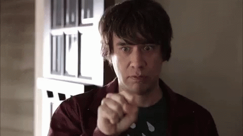 Serious Man Pointing Finger