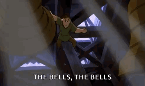 Quasimodo Rings the Bells in Hunchback