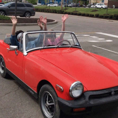 Mg Car GIF - Mg Car Waving - Discover & Share GIFs