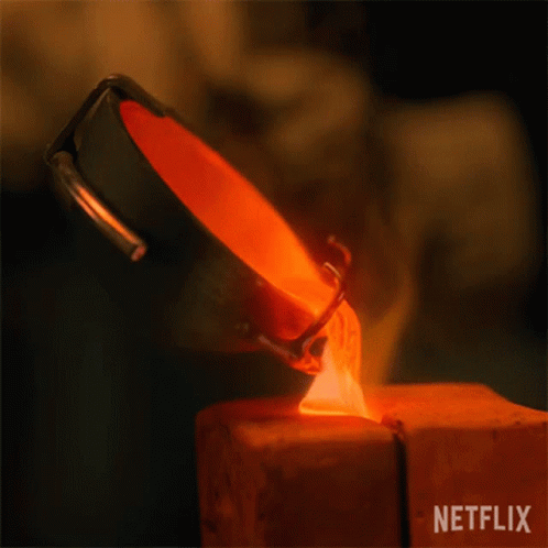 Pouring Molten Metal Locke And Key GIF - Pouring Molten Metal Locke And Key...